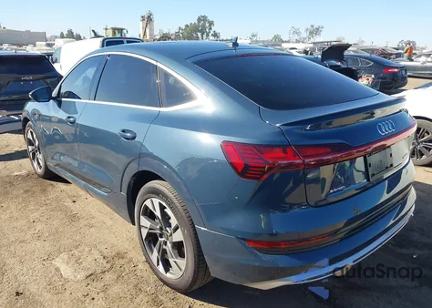 2021 Audi E-Tron Sportback Prestige Quattro from USA, damaged, VIN WA13AAGEXMB006460